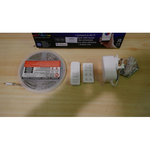 6092 - Feit Smart Led Strip Light with box, remote and power lead  (339-64) *This lot is subject to Vat