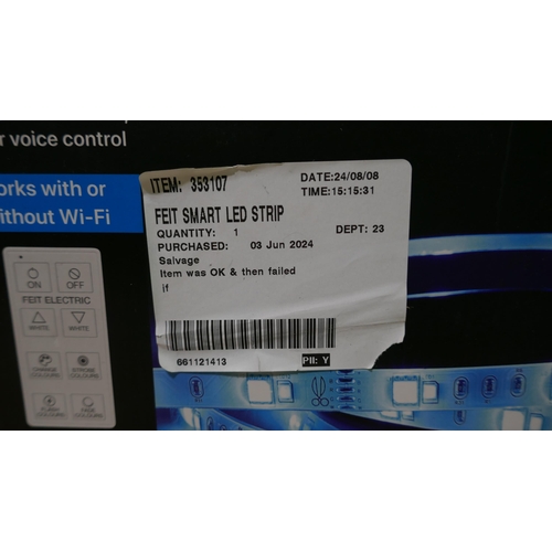 6092 - Feit Smart Led Strip Light with box, remote and power lead  (339-64) *This lot is subject to Vat