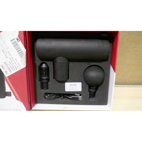 6094 - Power Plate Mini Massage Gun with box (339-401) *This lot is subject to Vat