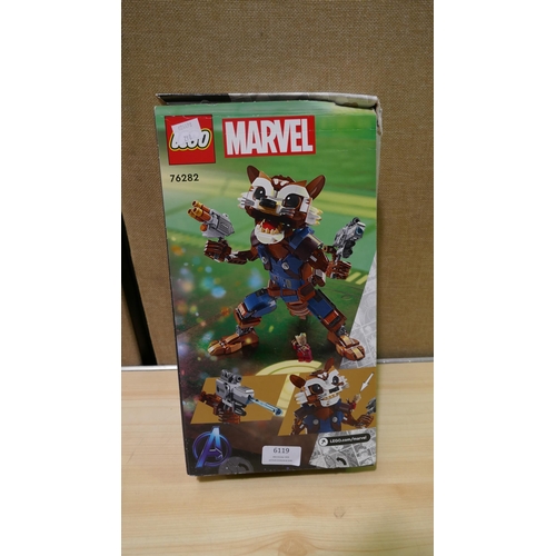 6119 - Lego Marvel Guardian of the Galaxy Rocket & Groot -76282 (339-210) *This lot is subject to Vat