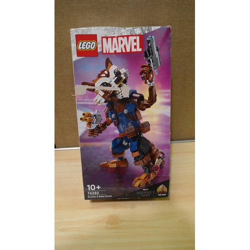 6119 - Lego Marvel Guardian of the Galaxy Rocket & Groot -76282 (339-210) *This lot is subject to Vat