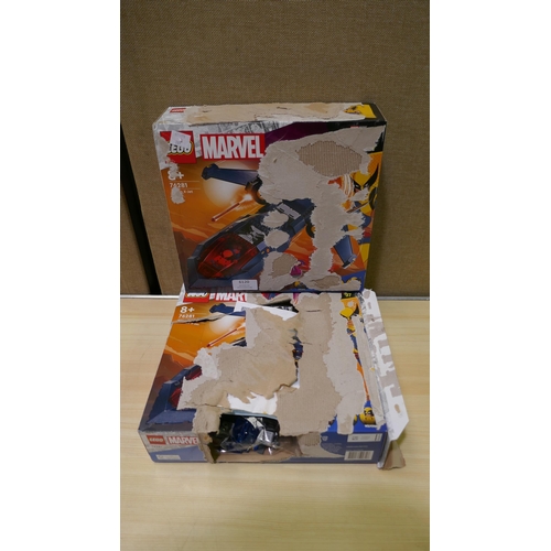 6120 - Two Lego Marvel Blackbird X-Men X-Jets - 76281  (339-209, 307) *This lot is subject to Vat