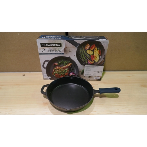 6135 - Tramontina Cast Iron Skillet Pan (338-419) *This lot is subject to Vat