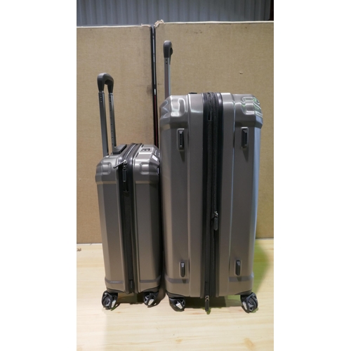 6139 - Samsonite Endure silver 2 piece Hardside Suitcases with box, Original RRP £119.99 + Vat (339-301) *T... 