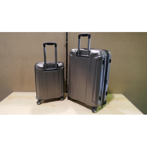 6139 - Samsonite Endure silver 2 piece Hardside Suitcases with box, Original RRP £119.99 + Vat (339-301) *T... 