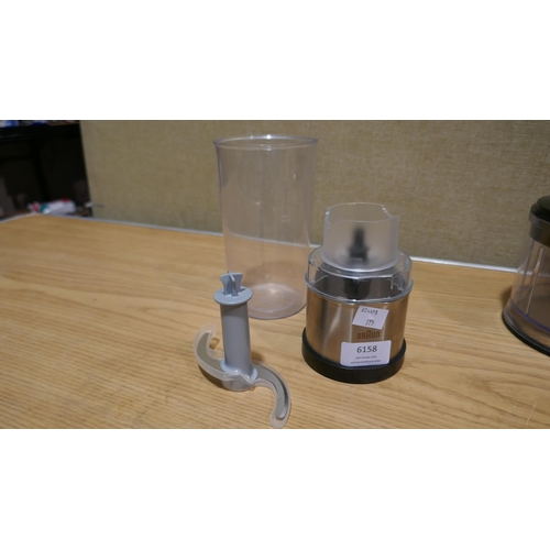 6158 - Braun multiquick 9 Hand Blender with accessories  (model no: Mq9138Xi)  (339-315) *This lot is subje... 