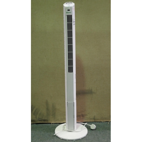 6266 - Xpelair Mont Blanc White tower Fan  (339-244) *This lot is subject to Vat