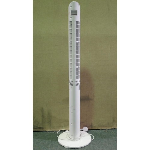 6266 - Xpelair Mont Blanc White tower Fan  (339-244) *This lot is subject to Vat