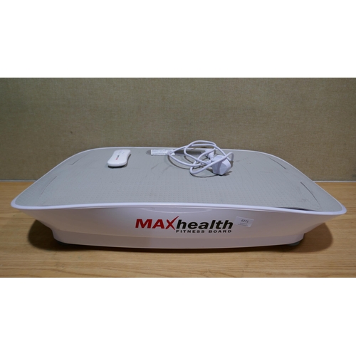 6271 - Maxhealth Fitness Board with remote  (Model no: Max-Rs-Cst) Original RRP £399.99 + Vat (339-120) *Th... 