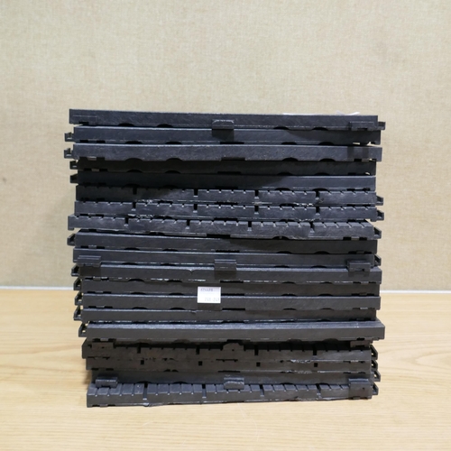 6277 - Two x Easy Tile Mosaic Graphite Deck Tiles    (339-248, 249) *This lot is subject to Vat