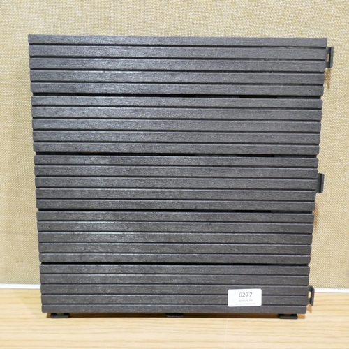 6277 - Two x Easy Tile Mosaic Graphite Deck Tiles    (339-248, 249) *This lot is subject to Vat