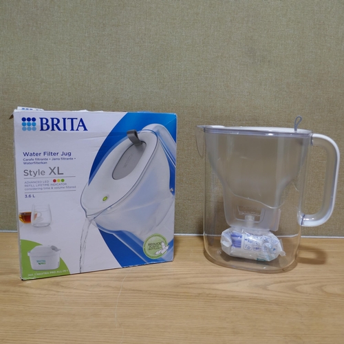 6286 - Brita Maxtra Xl Style Jug +1 Cartridge 3.6L  (339-127) *This lot is subject to Vat