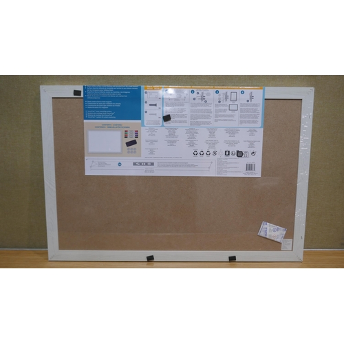 6287 - Magnetic Dry Erase Board with Wood Frame  (339-148) *This lot is subject to Vat