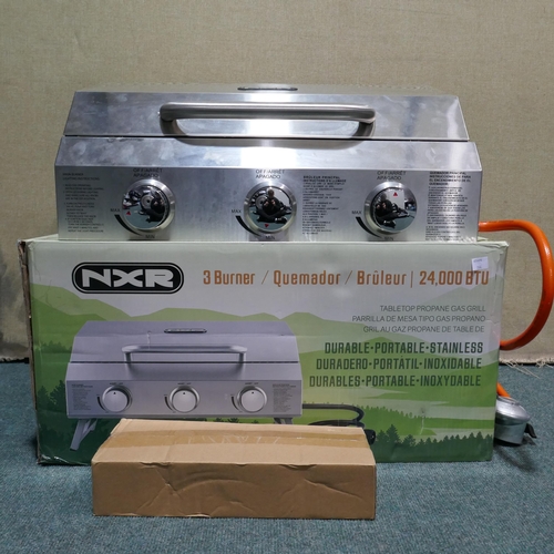 6295 - NXR Durable Tabletop Gas Grill (339-264) *This lot is subject to Vat