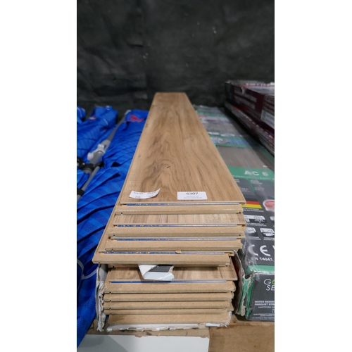 6307 - Two x Laminate Flooring Toasted Almond (339-260, 261) *This lot is subject to Vat