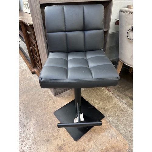 3074 - Allegro Deluxe Kitchen Barstool Matt Black, Original RRP £124.99  + vat (463-216) * This lot is subj... 