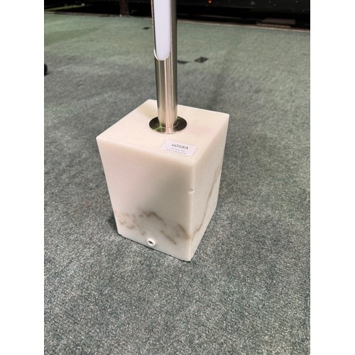 6058A - Led Pillar Floor Lamp With Marble Base - No Power Lead  (338-225) *This lot is subject to Vat