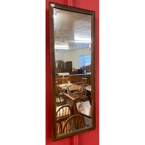 28 - A teak framed mirror