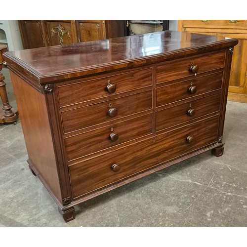 167 - A George IV mahogany chest of drawers