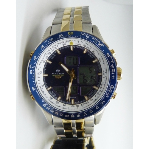 7189 - A collection of wristwatches including Michael Kors, Police, Accurist and Timex