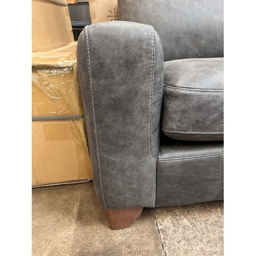 3099 - A Marco sanded charcoal 2.5 seater sofa (boxed) *This lot is subject to VAT