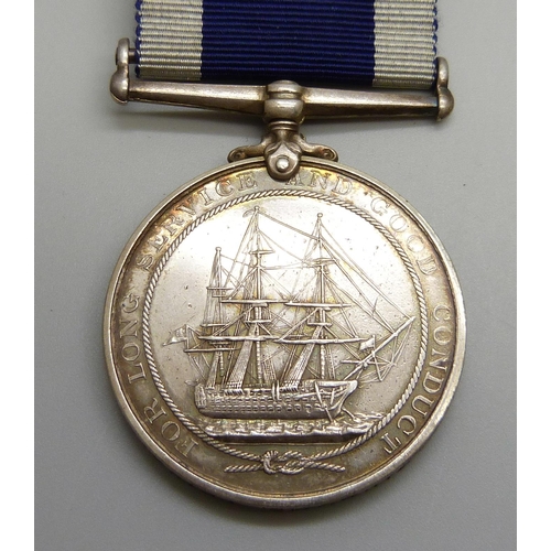 2016 - A Naval For Long Service and Good Conduct Medal to PO/9706 John Gibbons, Private, R.M.L.I.