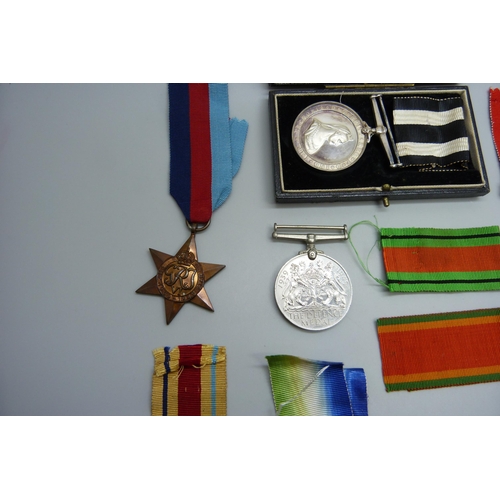 2019 - Eight WWII medals and a St. John's medal