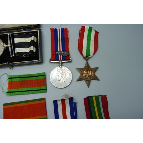 2019 - Eight WWII medals and a St. John's medal