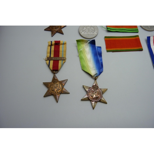 2019 - Eight WWII medals and a St. John's medal