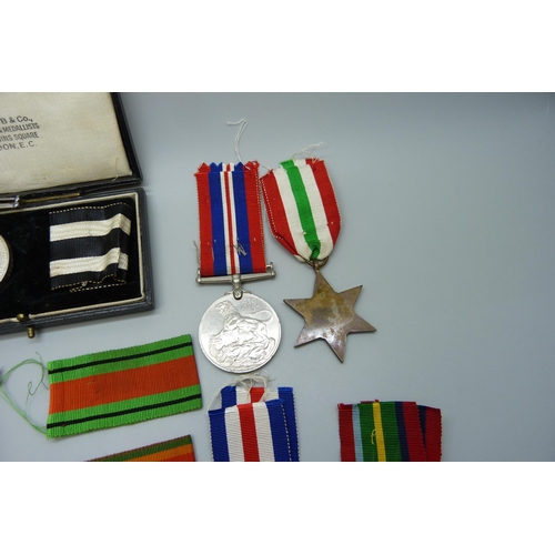 2019 - Eight WWII medals and a St. John's medal