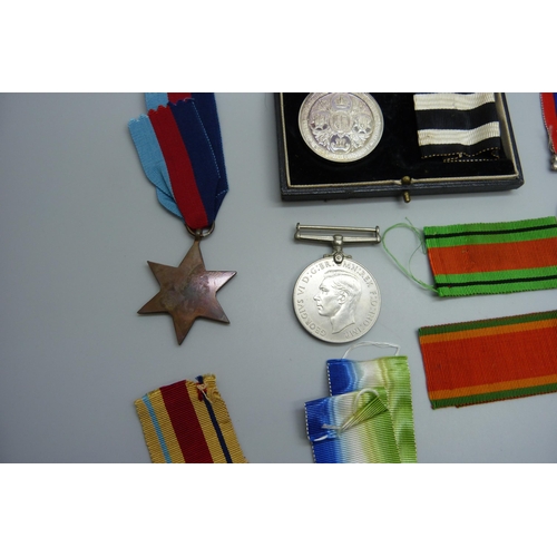 2019 - Eight WWII medals and a St. John's medal