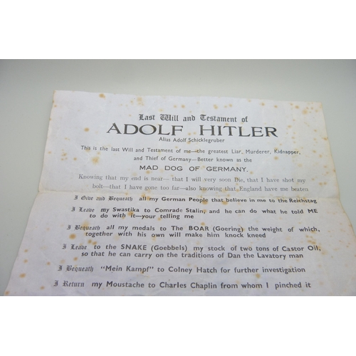 2078 - A WWII propaganda leaflet