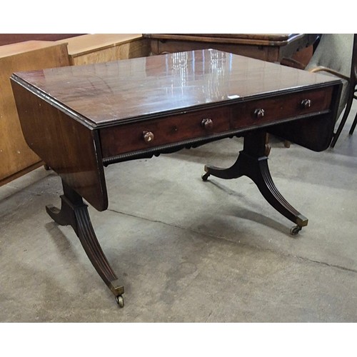 143 - A Regency mahogany sofa table