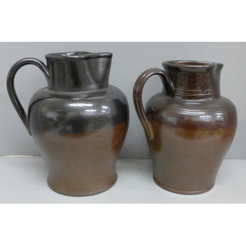 2095 - Two Denby GPO jugs, tallest 24cm