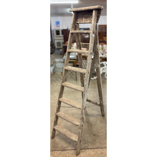 207 - A pine stepladder