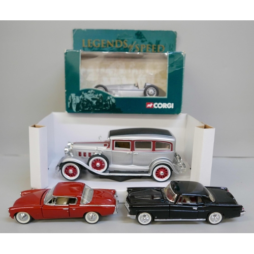 2252 - An Anson Prestige Edition model vehicle, six boxed Corgi vehicles and three others