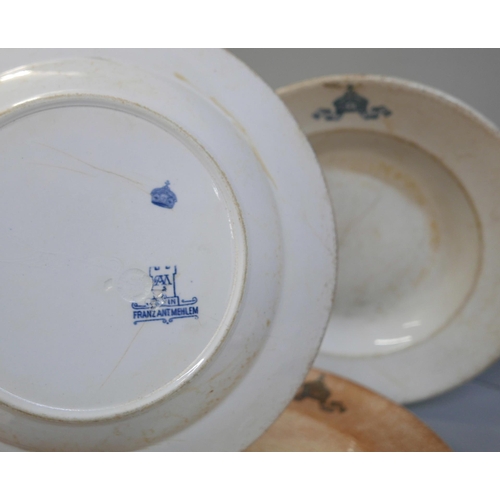 2253 - Four soup plates recovered from SMS Brummer, sunk in Scapa Flow