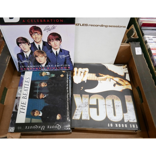 2267 - A box of Beatles books including Eight Days a Week, Get Back, In My Life, John Lennon Rembered, The ... 