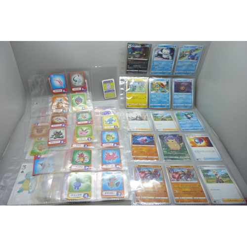 2291 - A collection of Pokémon playing cards (vintage), Pokémon board game sets and eighteen Japanese Pokém... 