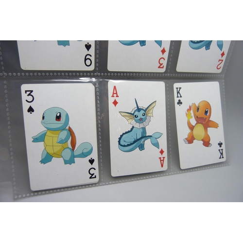 2291 - A collection of Pokémon playing cards (vintage), Pokémon board game sets and eighteen Japanese Pokém... 