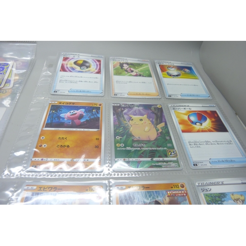 2291 - A collection of Pokémon playing cards (vintage), Pokémon board game sets and eighteen Japanese Pokém... 