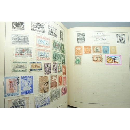 2295 - An album of stamps including one Penny Black, Australia, Belgium, Canada, China, Eire, France, Frenc... 