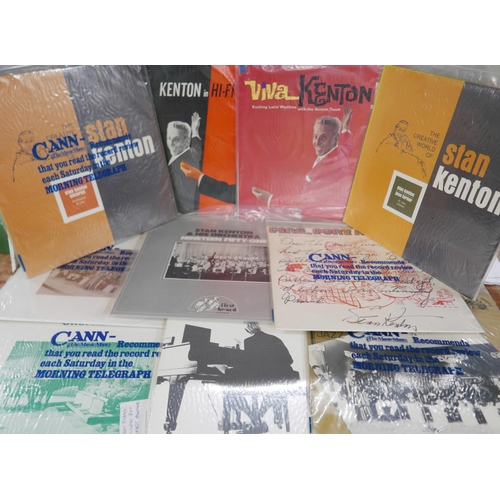 2341 - Jazz interest; Stan Kenton - a collection of records and ephemera - every record released, directed,... 