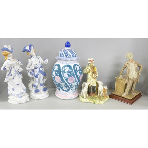 2370 - A collection of figures including Coalport and a large collection of china, four boxes **PLEASE NOTE... 