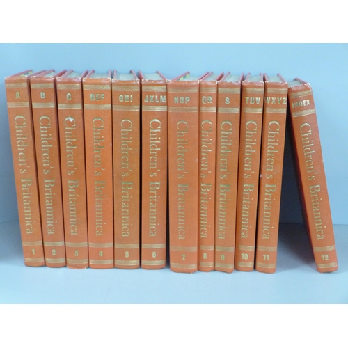 2371 - Twelve Children's Britannica books, dated 1960 **PLEASE NOTE THIS LOT IS NOT ELIGIBLE FOR IN-HOUSE P... 