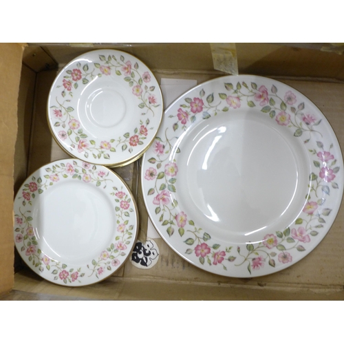 2374 - A Royal Doulton Woodland Rose tea and dinner set **PLEASE NOTE THIS LOT IS NOT ELIGIBLE FOR IN-HOUSE... 