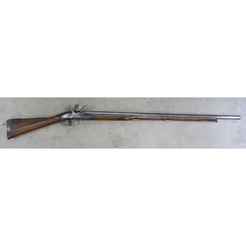 2090 - A ''Tower 1760'' flintlock rifle, also marked 'GR'