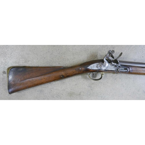 2090 - A ''Tower 1760'' flintlock rifle, also marked 'GR'