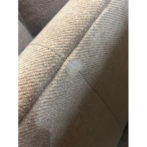 3007 - A sand beige low corner sofa