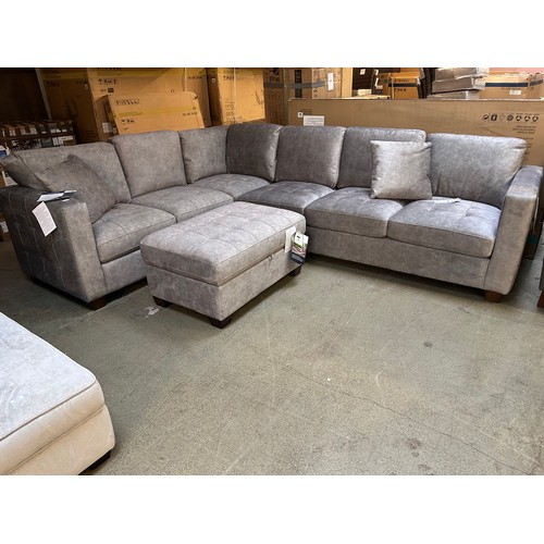 3171 - A Kylie Corner Sofa With Storage Ottoman, Original RRP £1083.33 + Vat (4216A-15) *This lot is subjec... 